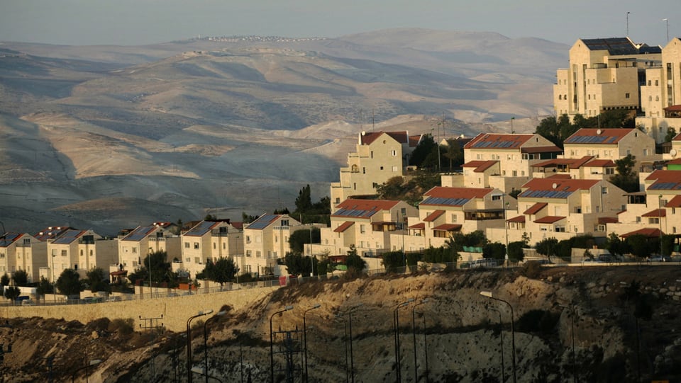 Eine jüdische Siedlung im Westjordanland.