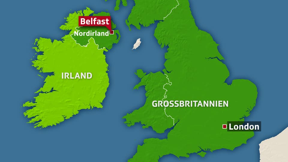Karte Nordirland