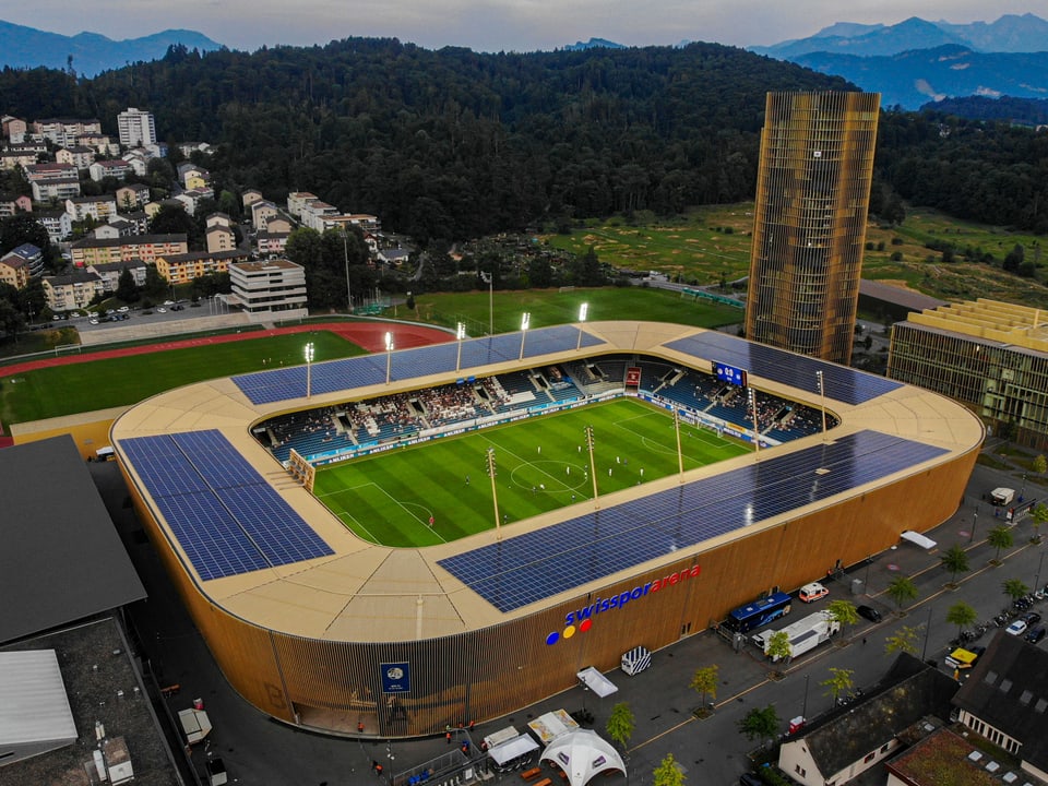 Stadion Swissporarena.