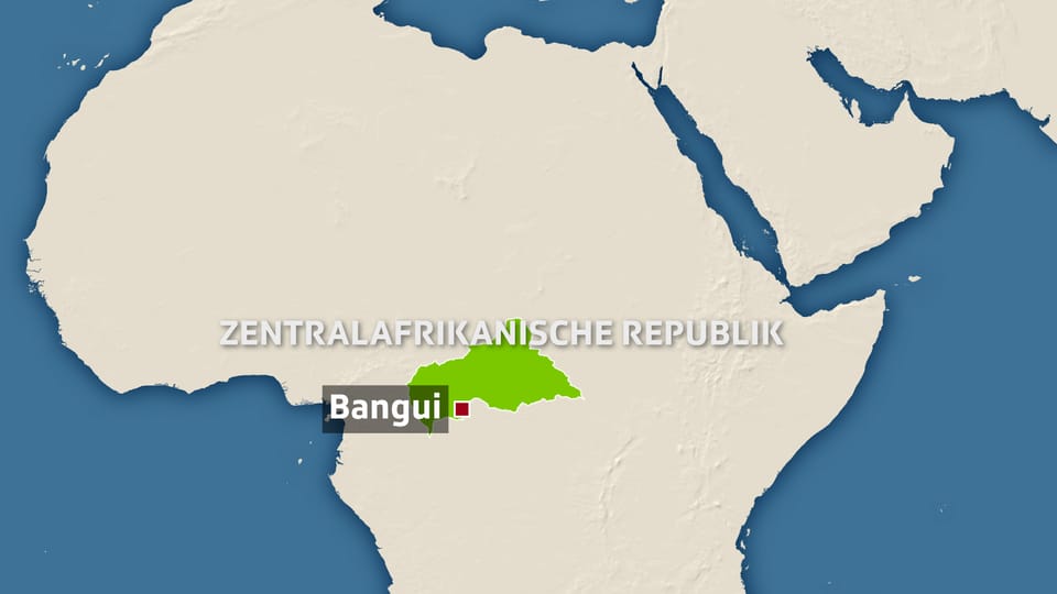 Grafik der Zentralafrikanischen Republik.