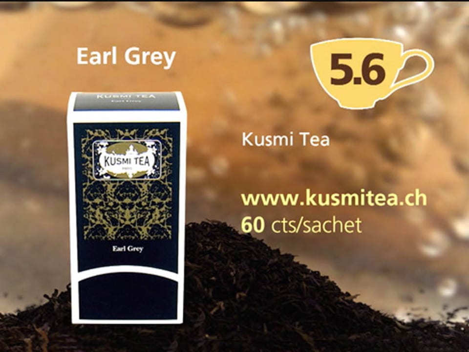 Earl Grey von Kusmi Tea, Note 5,6