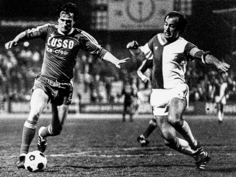 Duell Lausanne-Sports gegen GC im Jahr 1978