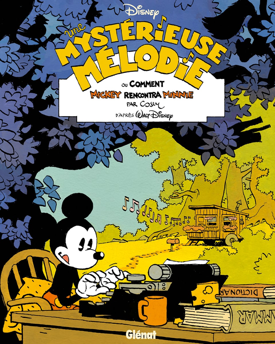 Die Titelseite von "Une mystérieuse mélodie“ von Cosey.