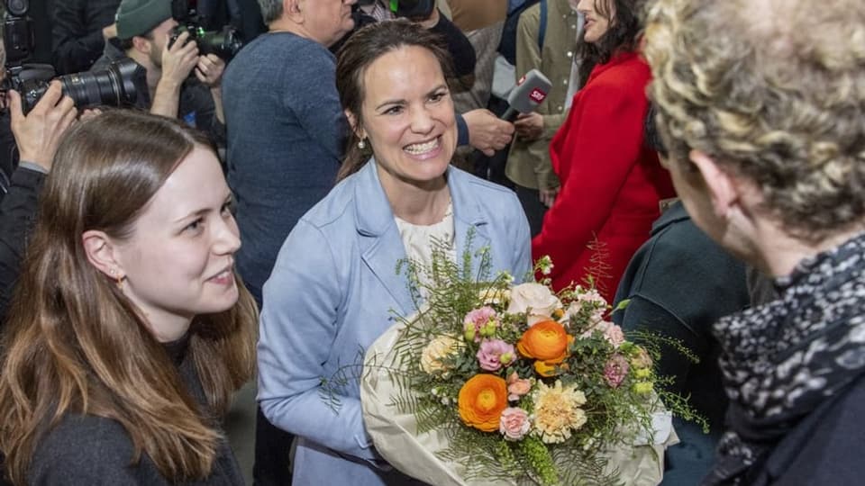 Die frischgewählte Luzerner Regierungsrätin Michaela Tschuor.