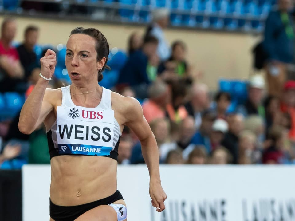 Lena Weiss sprintet.