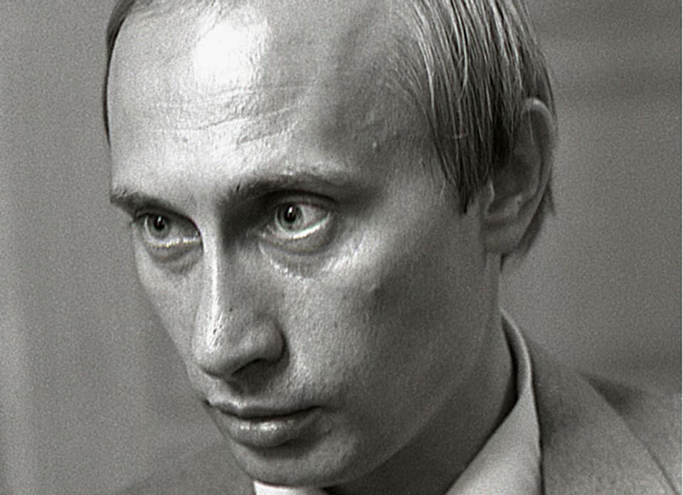 Portrait von Putin aus dem jahr 1992.