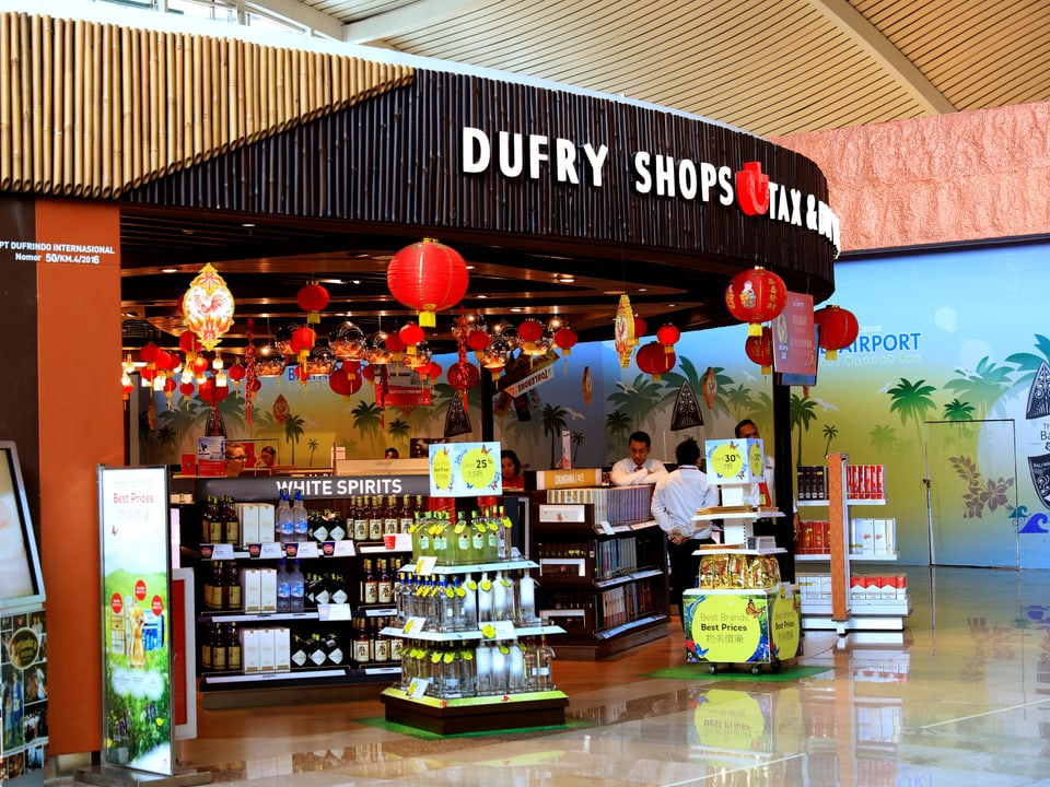 Duty-Free-Geschäft von Dufry
