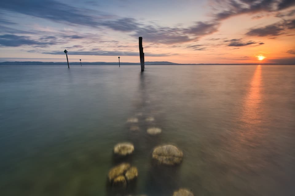 Güttingen/TG Morgenstimmung am Seeufer