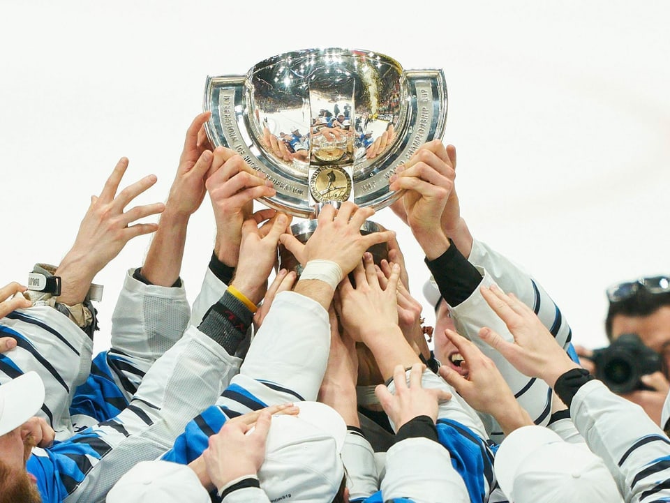 Finnland beim Titelgewinn 2019.