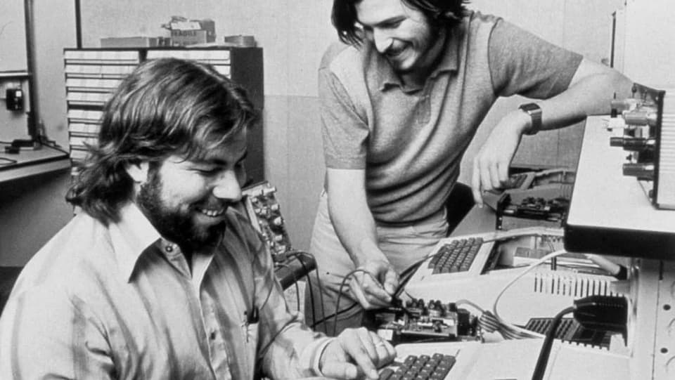 Steve Wozniak und Steve Jobs