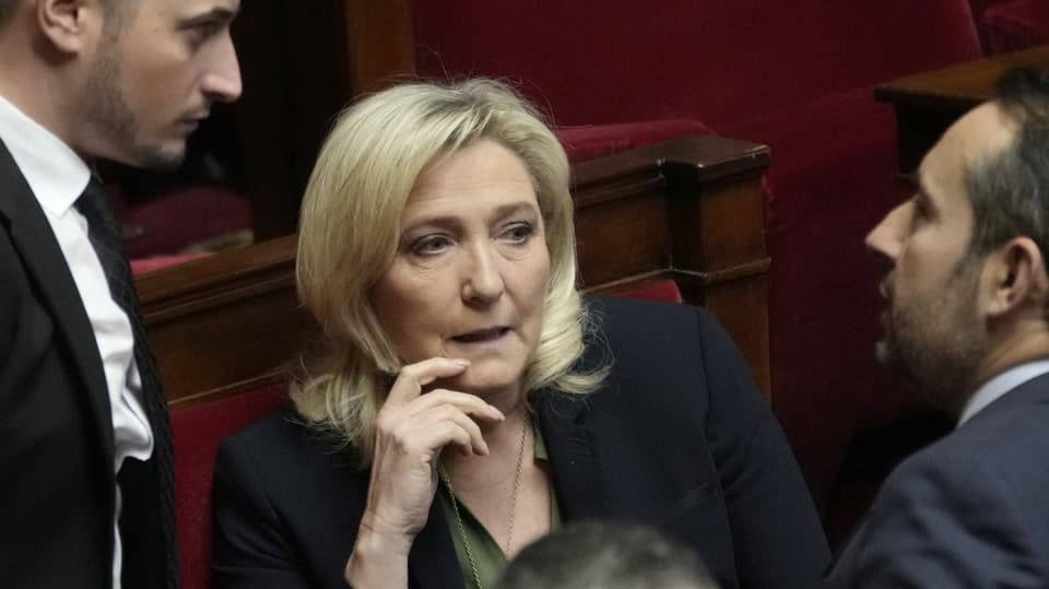 Marine Le Pen im französischen Parlament