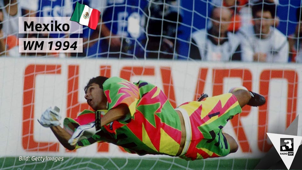 WM-Trikots Goalie Mexiko 1994