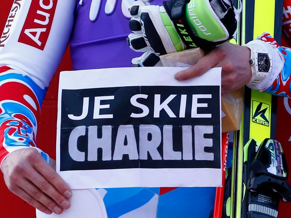 Transparent «Je skie Charlie».