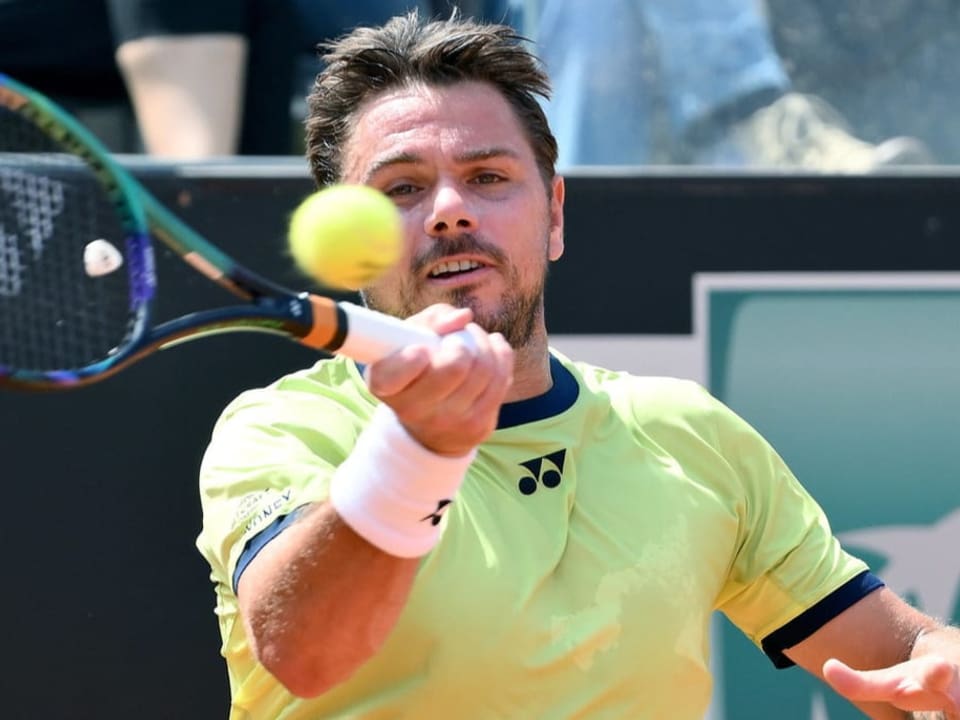 Endlich ein Sieg Stan Wawrinka steht in Rom in der 2. Runde