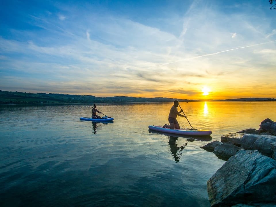 Sempachersee/LU Sommerwetter zum paddeln!
