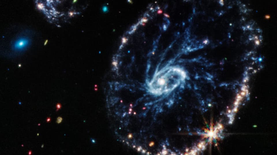 Bild vom Infrarot-Teleskop MIRI