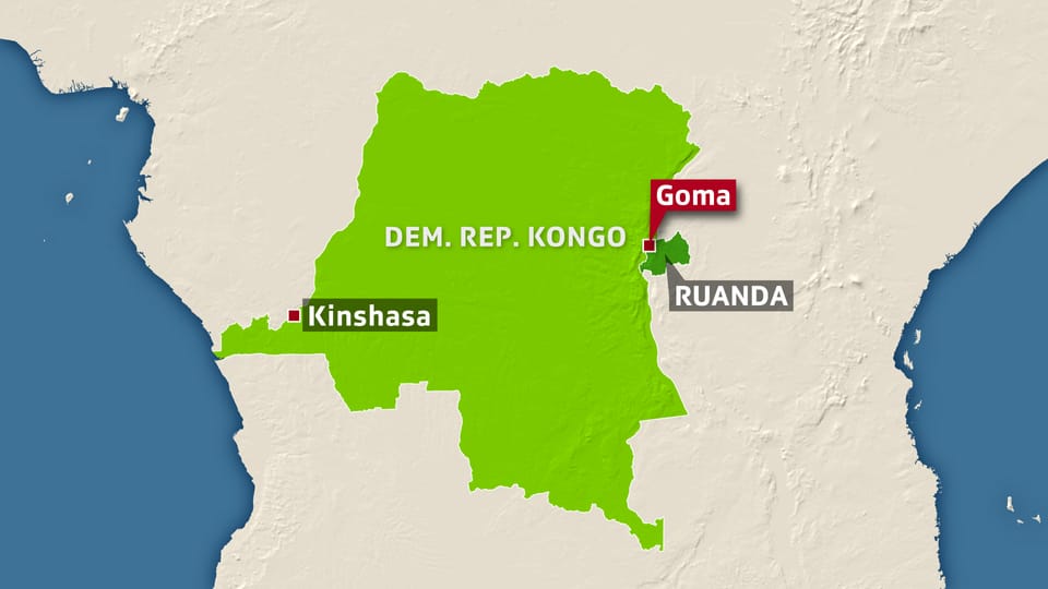 Landarte zu Goma in der Demokratischen Republik Kongo.