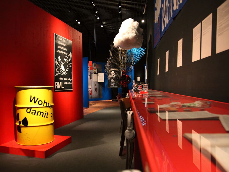 Einblick in die Museumsausstellung in Zug