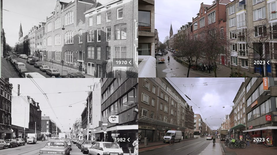 Die Velobahnen prägen das Stadtbild von Amsterdam. Wo früher Autos standen, gibt es heute Platz für Velos und Menschen.
