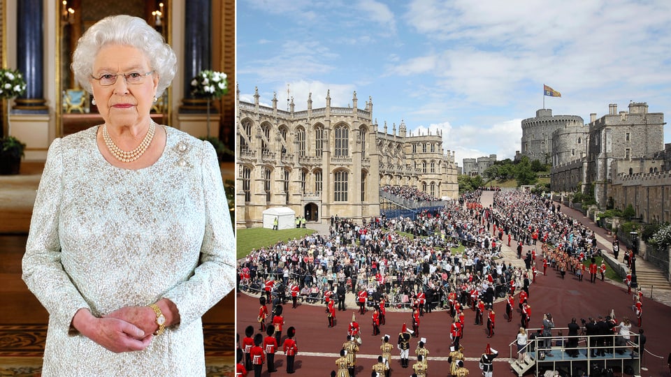 Queen und Schloss Windsor