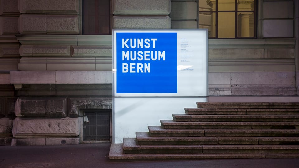 Ein Bild des Einganges des Kunstmuseum Bern.