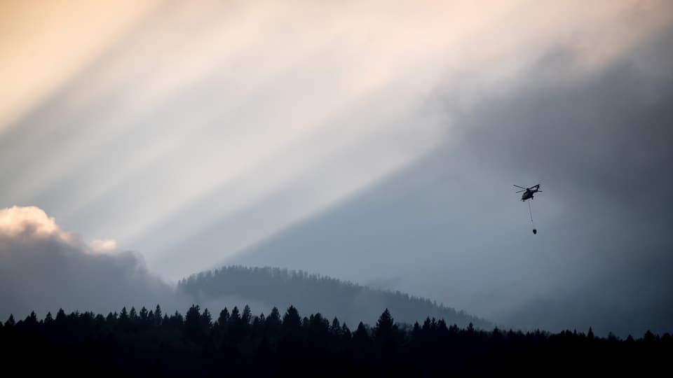 Das Wetter hat die Brände im Graubünden begünstigt