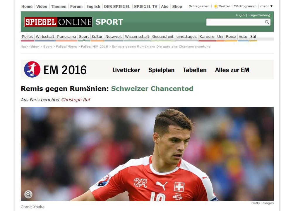 Spiegel-Online-Artikel Snapshot.