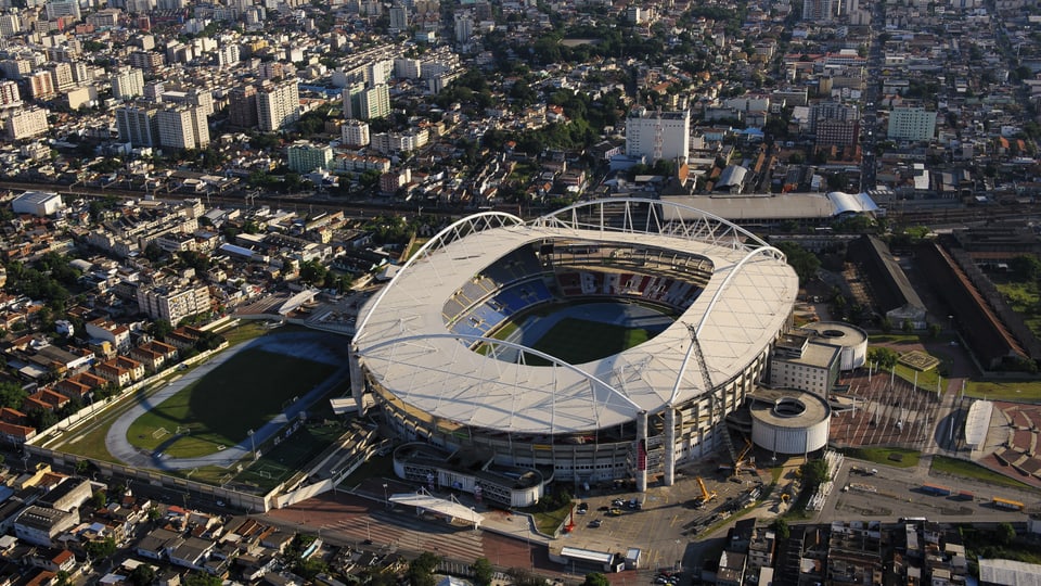 Das Olympiastadion von Rio im Stadtteil Maracana.