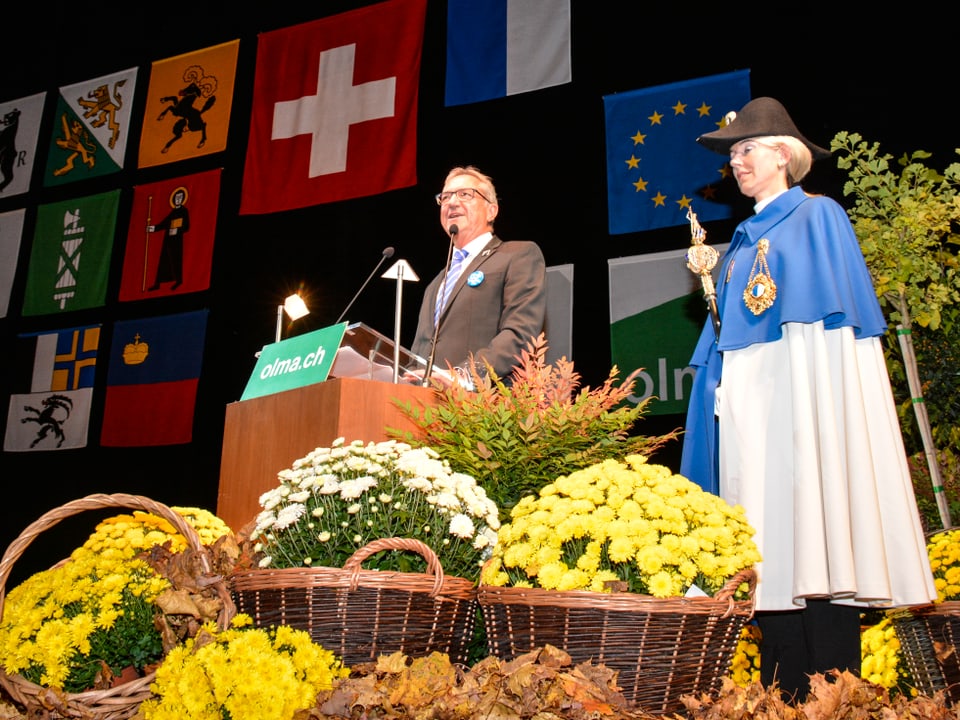 Robert Küng bei der Eröffnung der Olma. Luzern war Gastkanton im Jahr 2014.