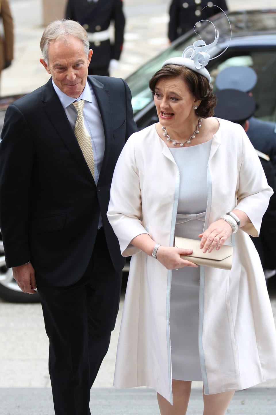 Der ehemalige Premierminister Tony Blair und seine Gattin Cherie.