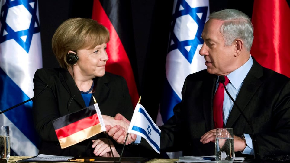 Merkel und Netanyahu am Regierungstreffen in Jerusalem