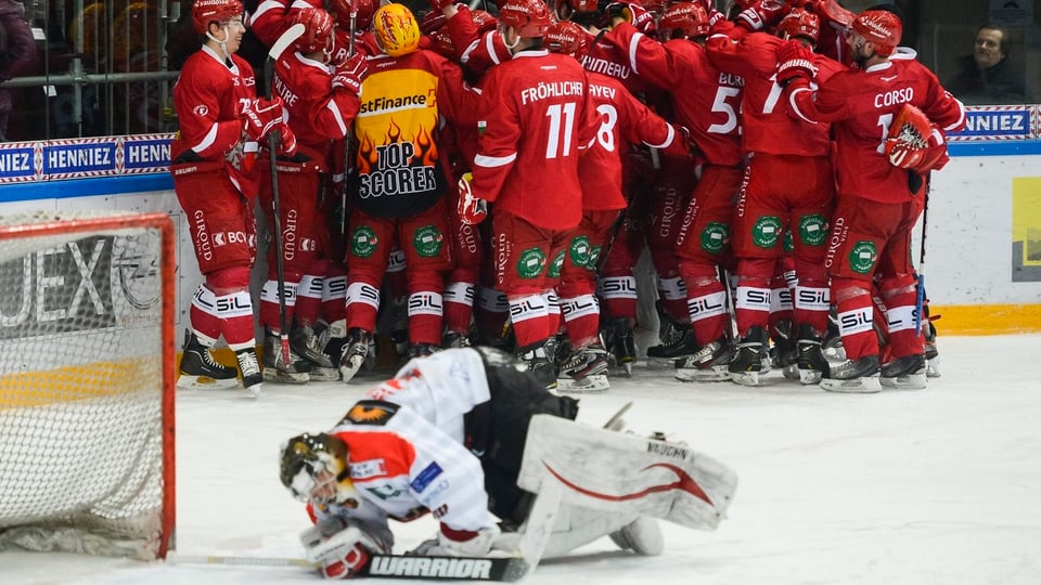 Lausanne jubelt, Visp am Boden