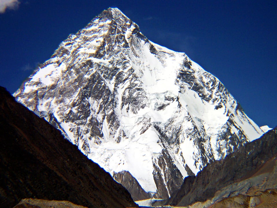 Der K2, zweithöchster Berg der Welt