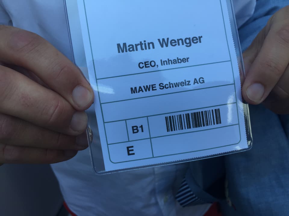 Martin Wenger, CEO MAWE Schweiz AG
