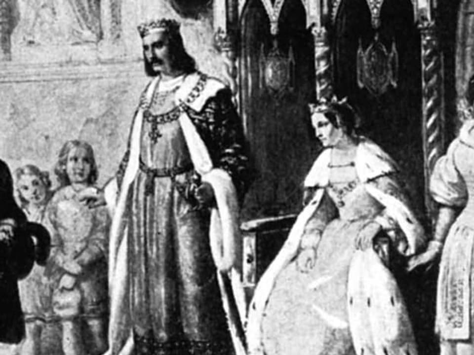 Isabella von Kastilien mit Ferdinand von Aragon.