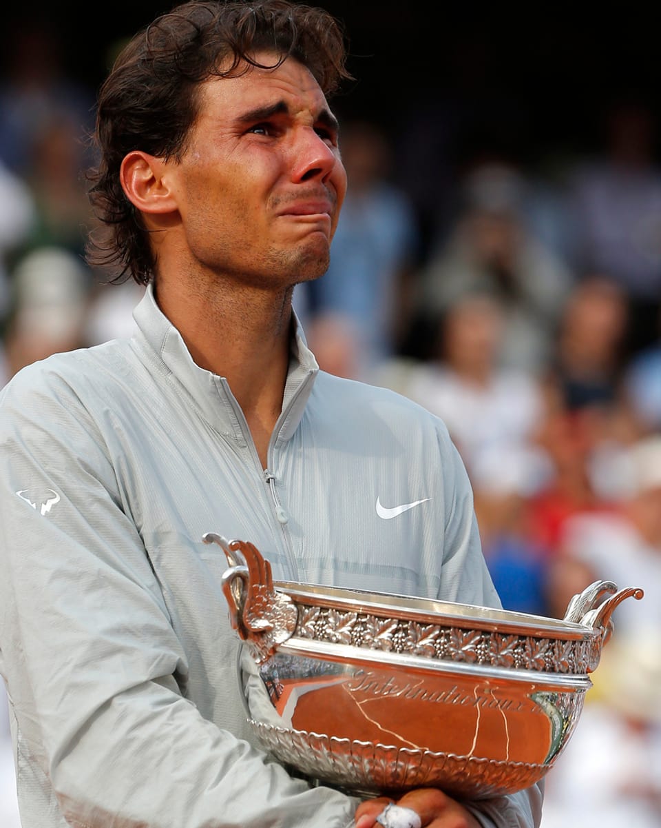 Nadal mit der Trophäe 2012.