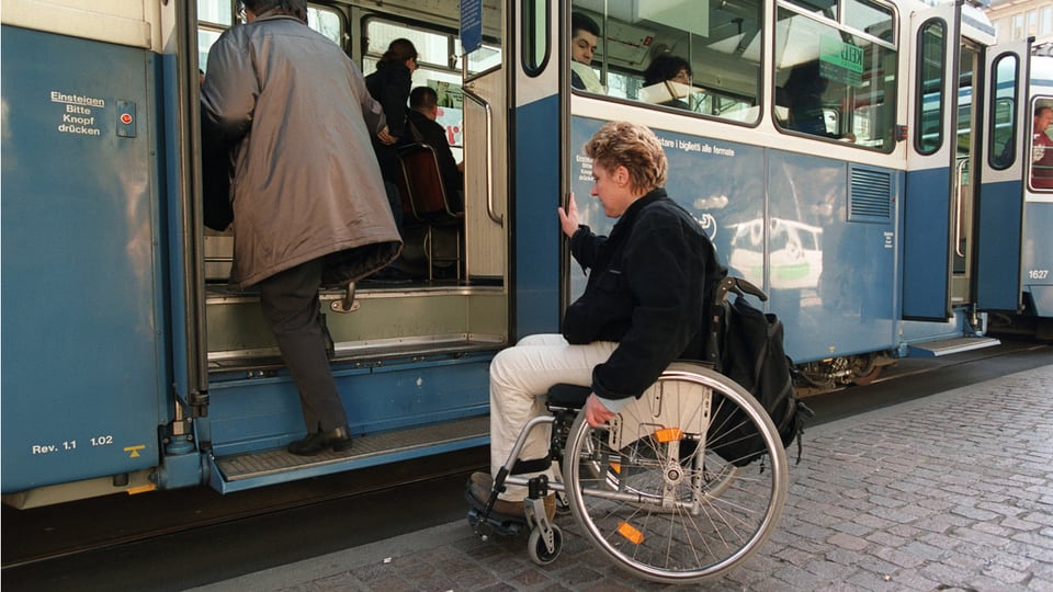 Behindertentaxi statt Tram