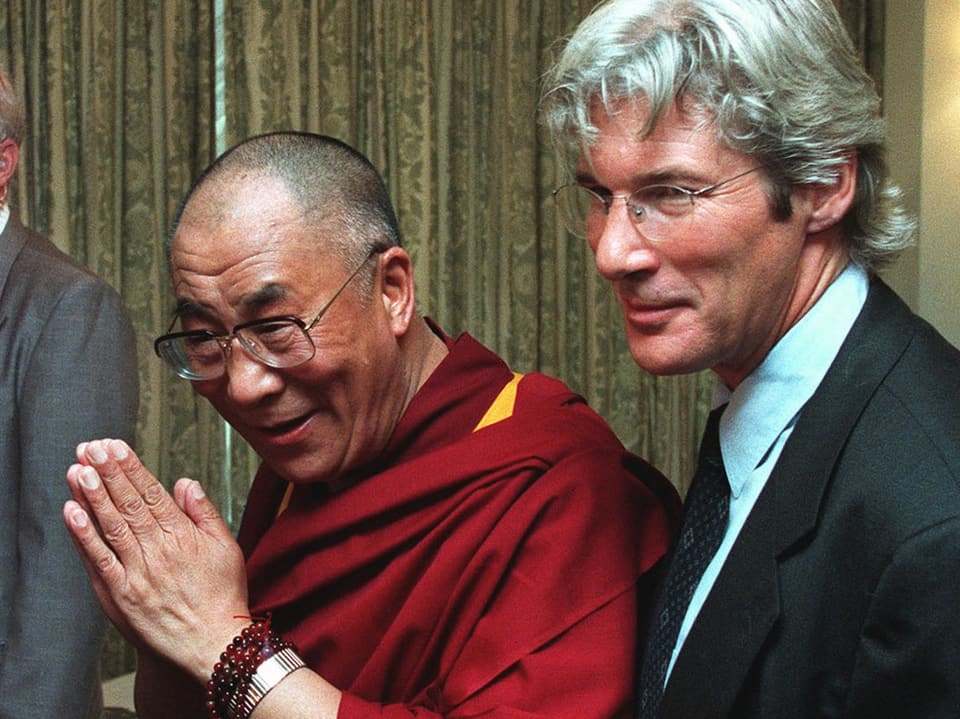 Richard Gere und der Dalai Lama Eine Freundschaft, die verbindet
