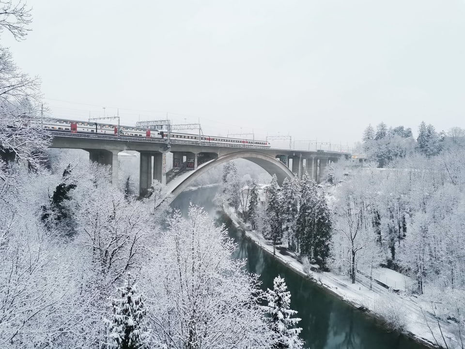 Winterliche Stimmung in Bern