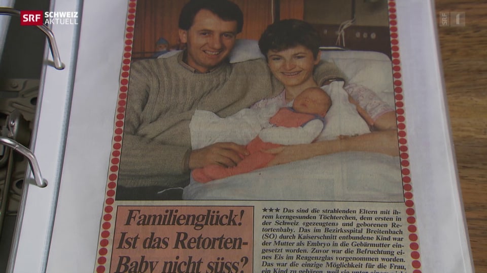 Basel Baselland - Erstes Retortenbaby wird dreissig in Basel - News - SRF