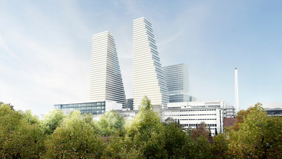 Visualisierung mit zweitem Turm