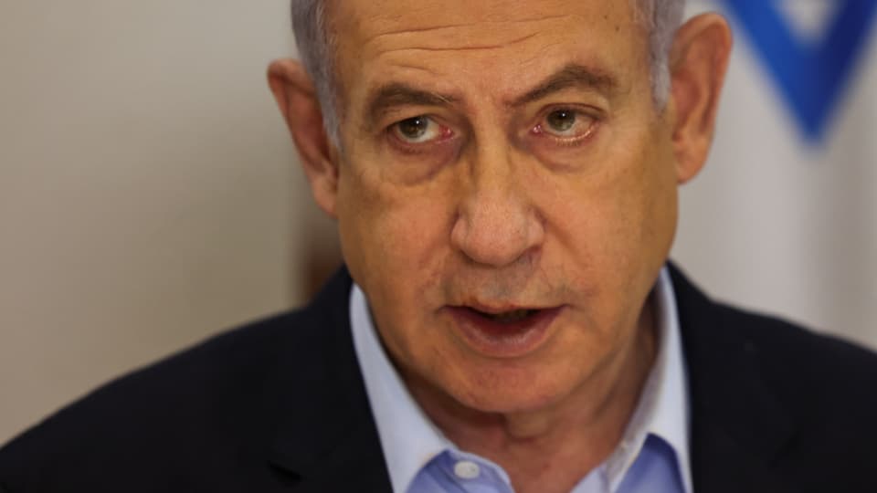 Gesicht von Netanjahu