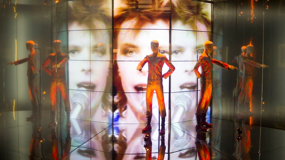 Ausstellungsbild David Bowie