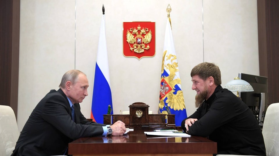 Putin und Kadyrow