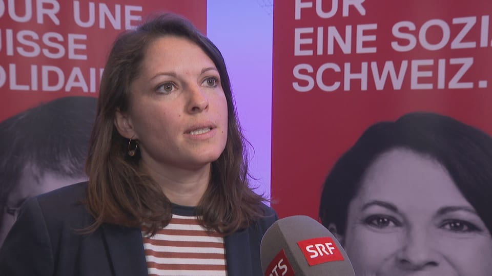 Mattea Meyer bei einem Interview