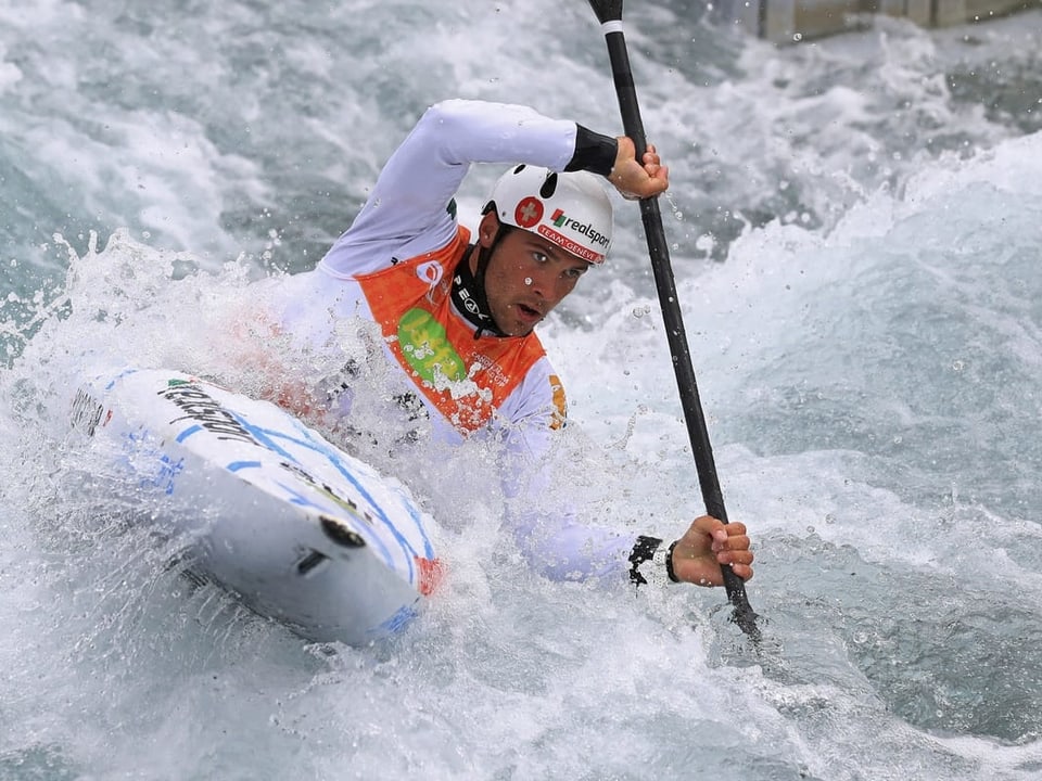 Martin Dougoud ist einer der beiden Kanuten, die der Schweiz Quotenplätze für Olympia sicherten.
