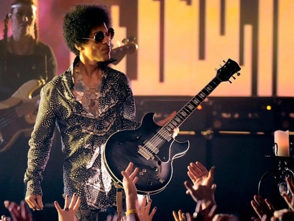Prince auf der Bühne