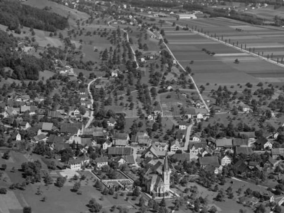 Historische Luftaufnahme von Spreitenbach