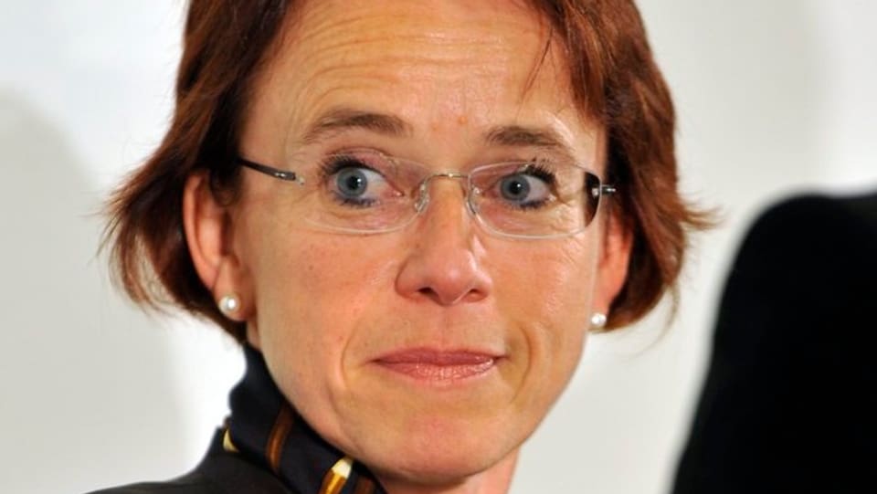 Portraitbild der Basler SP-Finanzdirektorin Eva Herzog.
