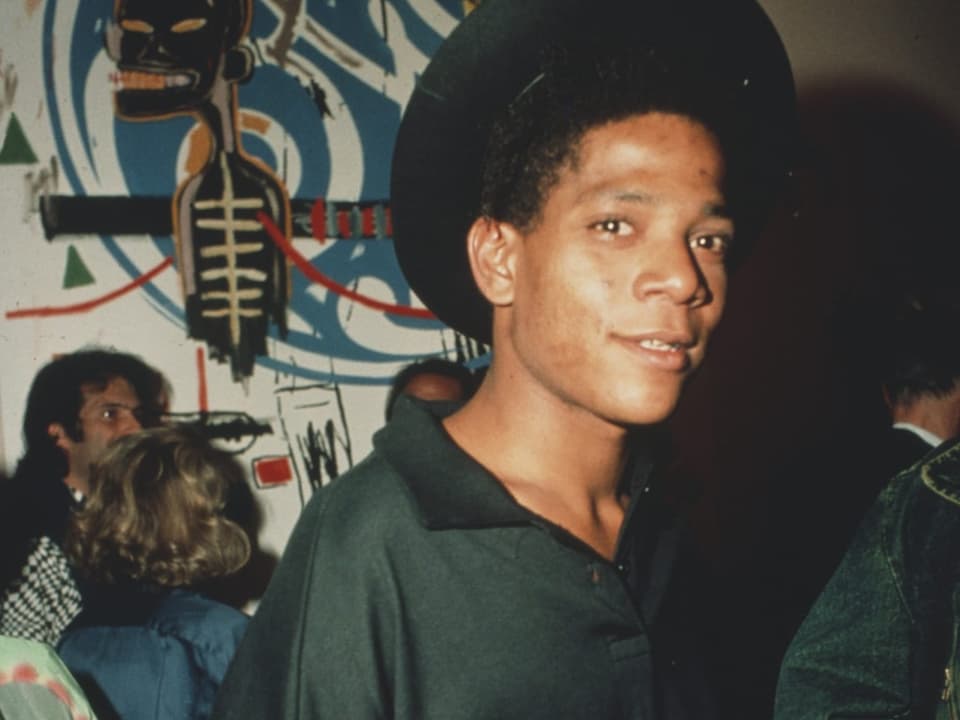 Der amerikanische Künstler Jean-Michel Basquiat